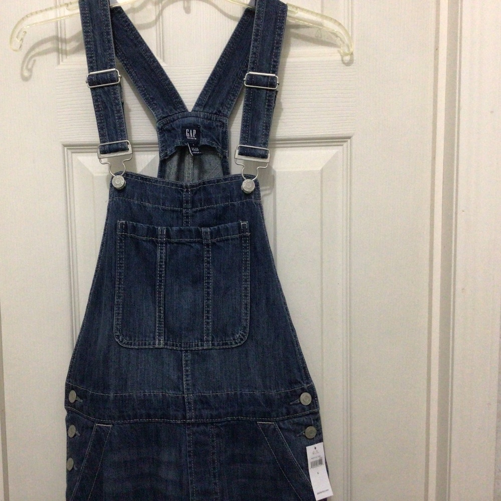 Gap Relaxed Denim Overalls With Washwell™